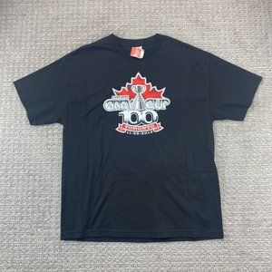Grey Cup 100 Toronto Shirt Men Extra Large XL Black Graphic Print T-Shirt NEW